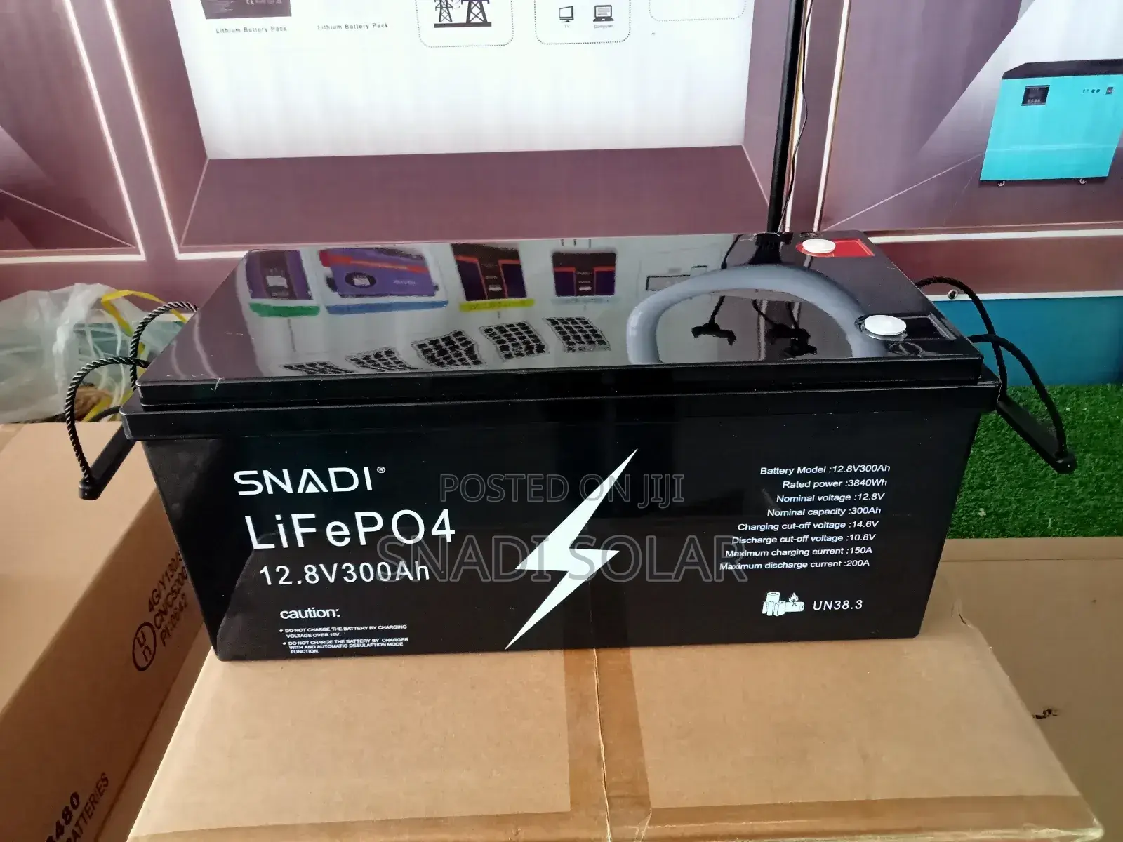 Snadi 3.8kwh (12.8v 300ah) Lithium Battery