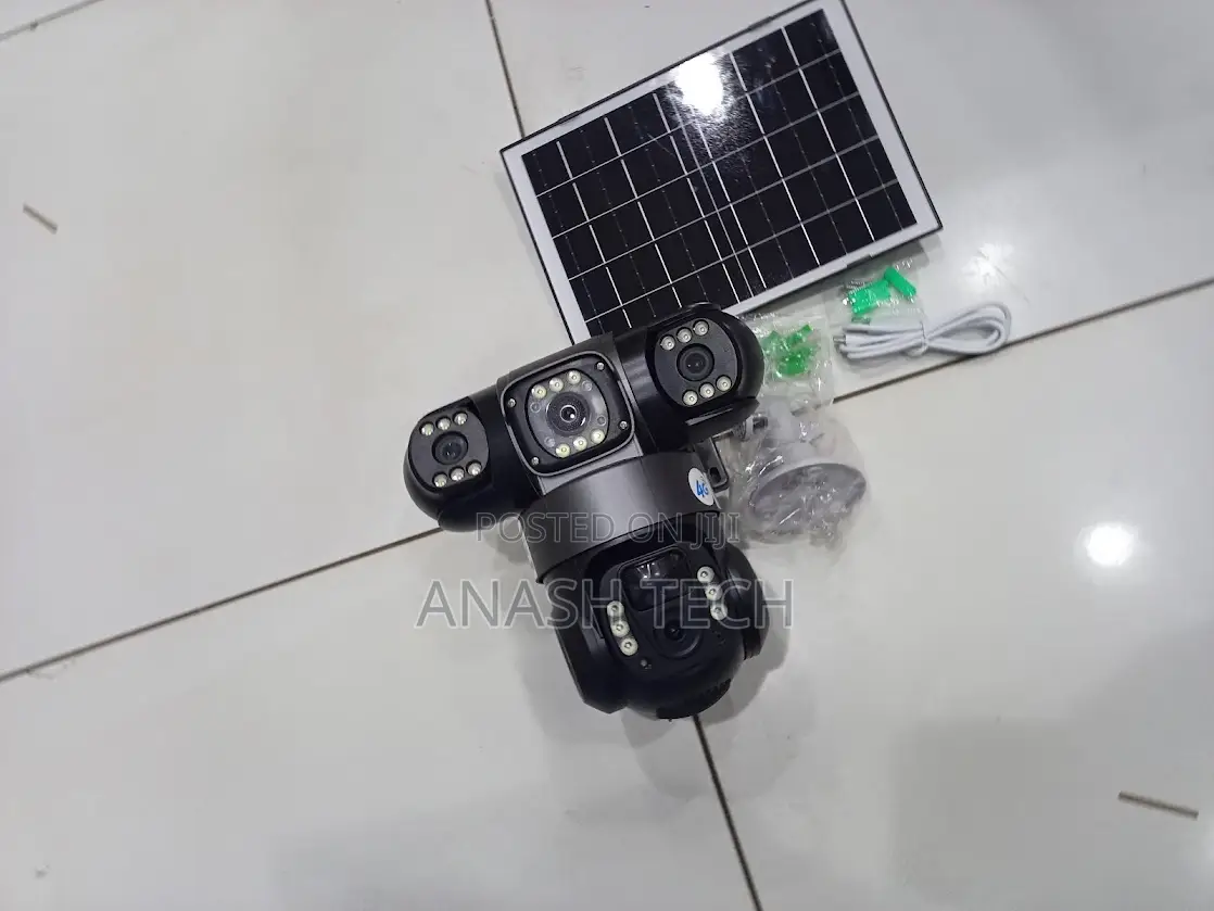 V380 Pro 2mp 4g Solar PTZ Triple Lens Camera With Ultra-Low Power Use