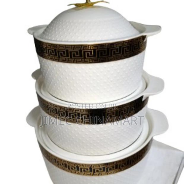 3-Piece Ceramic Soup Pot Set - main view