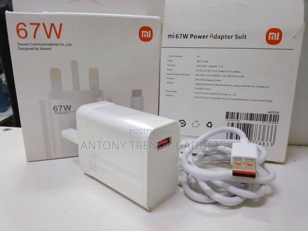 Xiaomi 67w Turbo Fast Charger Type-a With Usb-c Cable - main view