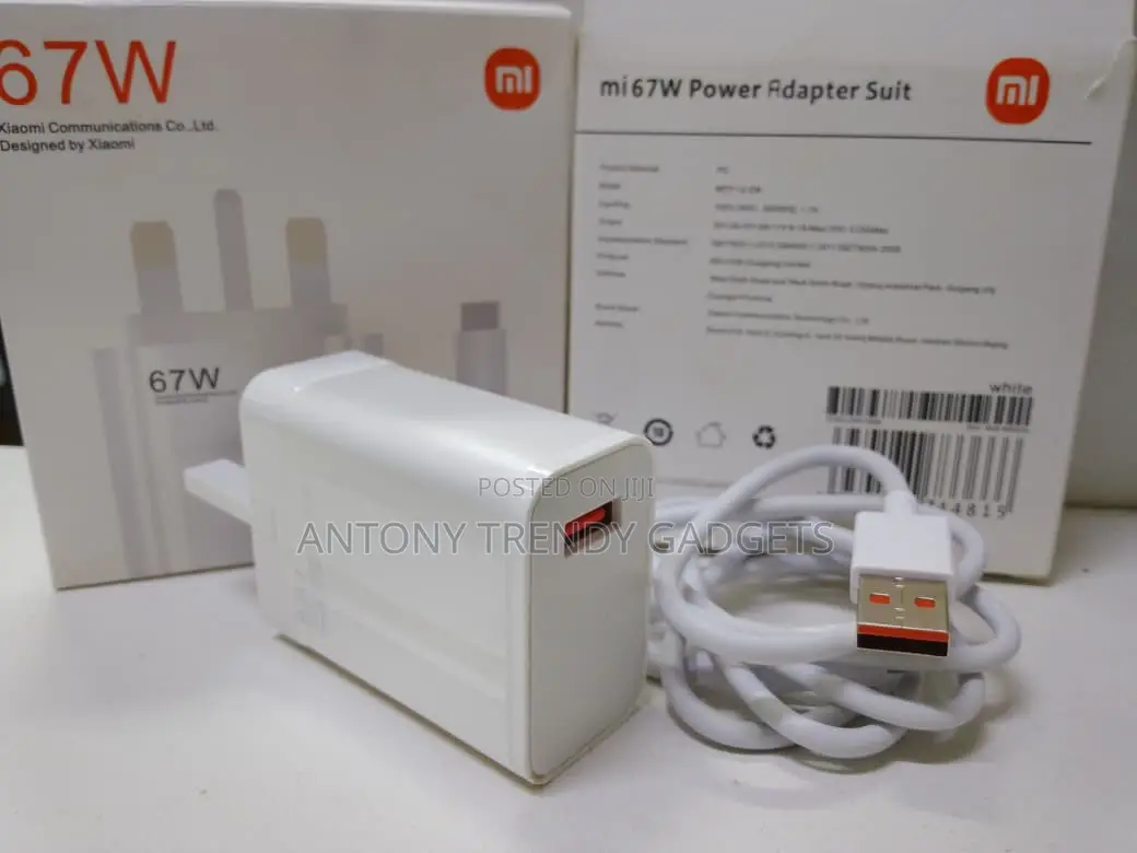 Original Xiaomi 67w Smart Charging Adapter Combo