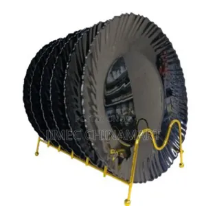 6pcs Black Plates
