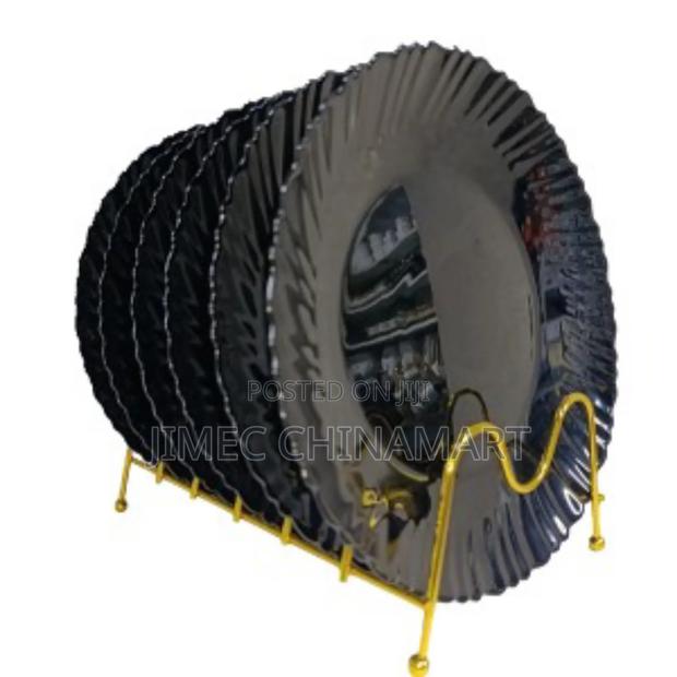 6pcs Black Plates - main view
