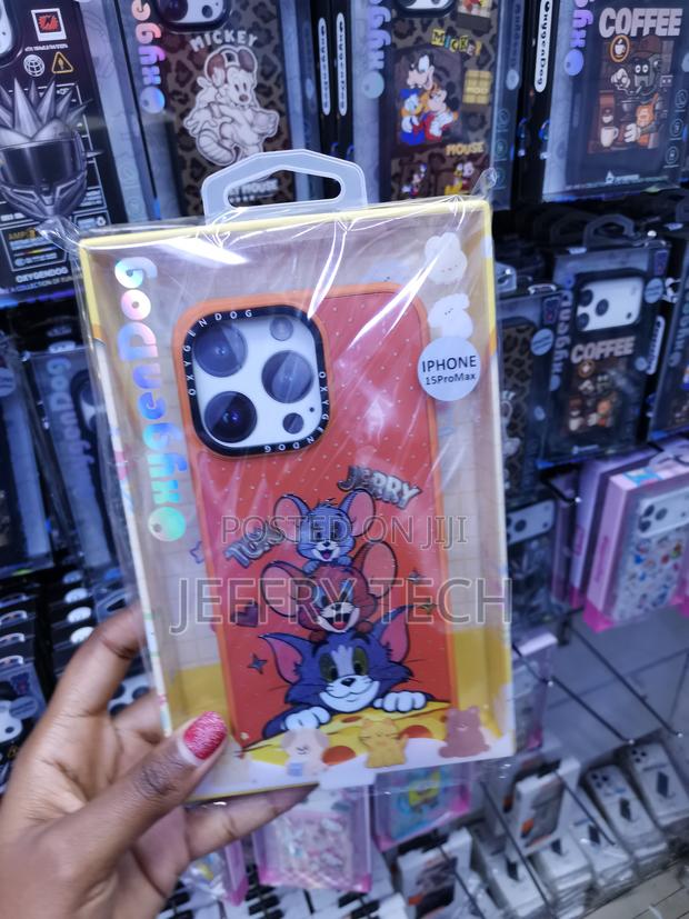 Pukier Tom and Jerry Cartoon iPhone 15 Pro Max Hard Case - main view