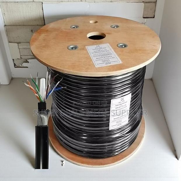 305m Outdoor Cat 6 Ethernet Cable Uv Resistant Weatherproof and Strong