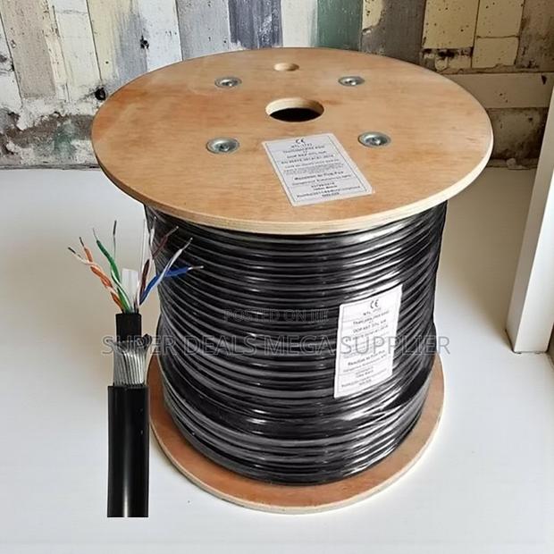 Outdoor Cat 6 Lan Cable 305m Waterproof Uv Resistant High Performance