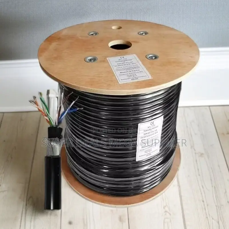 305m Outdoor Cat 6 Networking Cable Uv Resistant Shielded and Durable