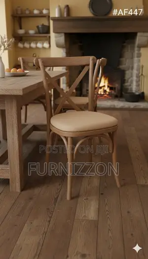 Premium Woodgrain Crossback Chair for Events Receptions