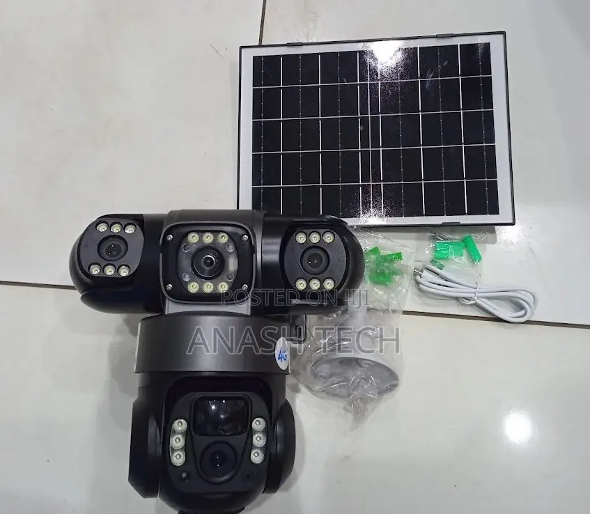 Two Way Audio Motion Detection VTS 30 4g PTZ Solar CCTV Camera