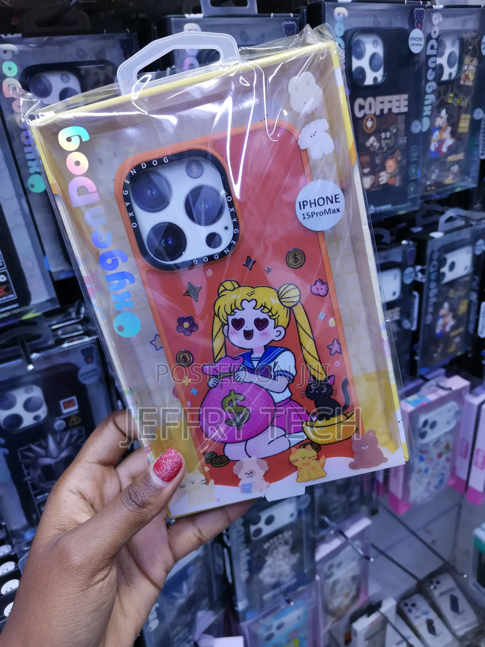Mikae iPhone 15 Pro Max Cartoon Case, Smart Aesthetic Cover