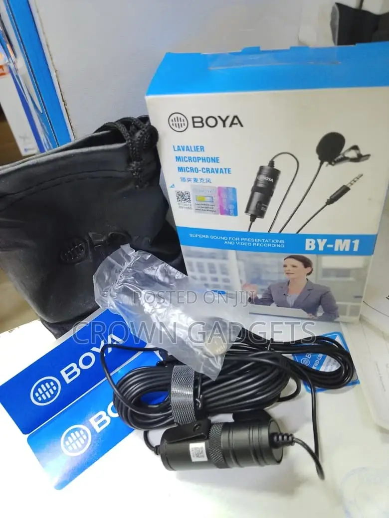 Boya by-M1 Omnidirectional Clip Mic With 6m Cable