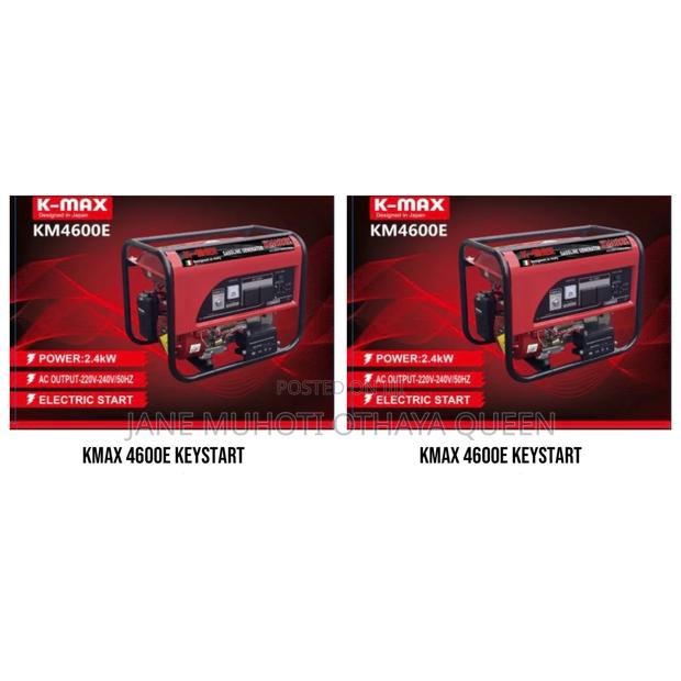 Kmax 4600e Keystart 2.4kw Generator