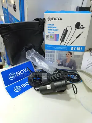 Boya By-m1 Clip-on Lavalier Mic For Phone, Dslr & Pc