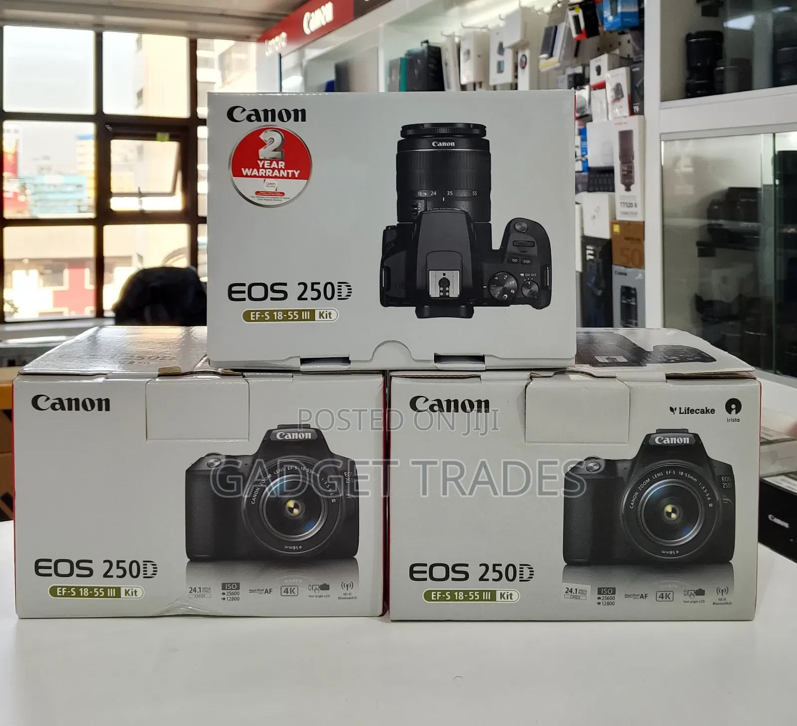 Canon Eos 250d Ef-S 18-55 Is STM Kit DSLR Camera