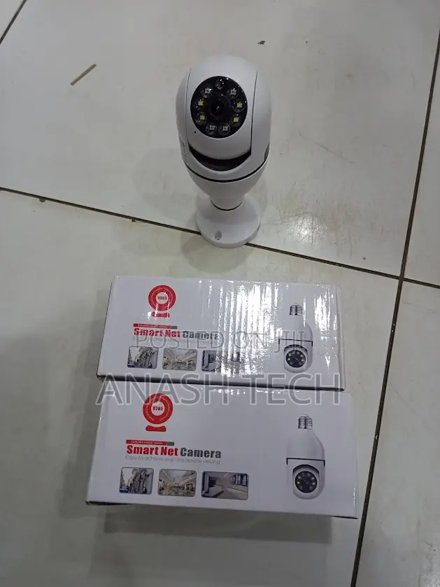 V380 Pro Wifi Bulb Camera New 1080p PTZ With 360° Panoramic View Angle