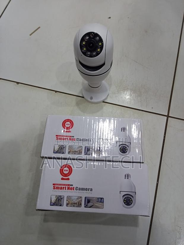 V380 Pro Wifi Bulb Camera New 1080p PTZ With 360° Panoramic View Angle