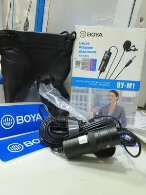 Professional Boya By-m1 Wired Lavalier Microphone