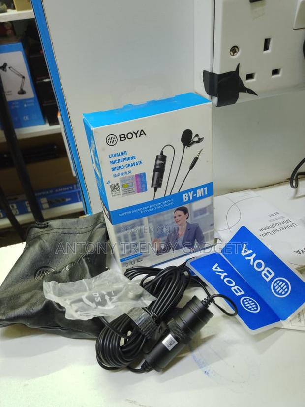 Professional Boya By-m1 Wired Lavalier Microphone - thumbnail 2