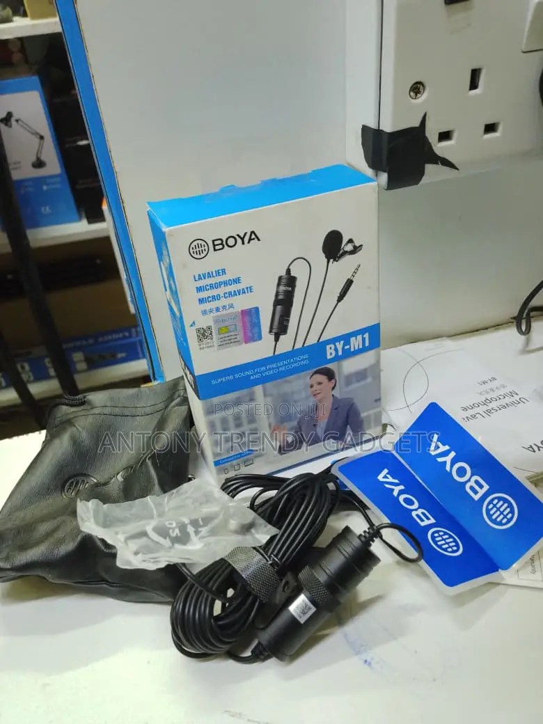 Professional Boya By-m1 Wired Lavalier Microphone