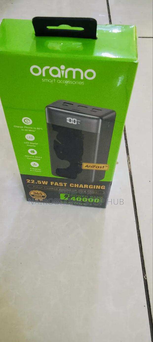 Oraimo 40000mah Power Bank With Anifasttm Multiple Outputs