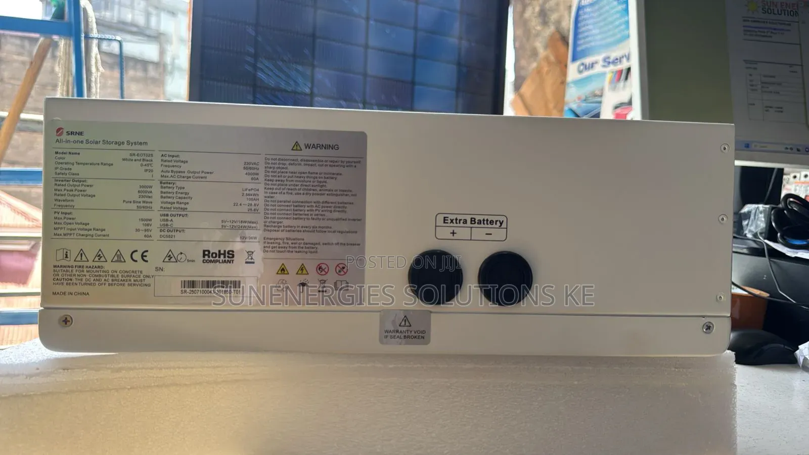 3kw 2.56kwh Srne All in One Hybrid Inverter