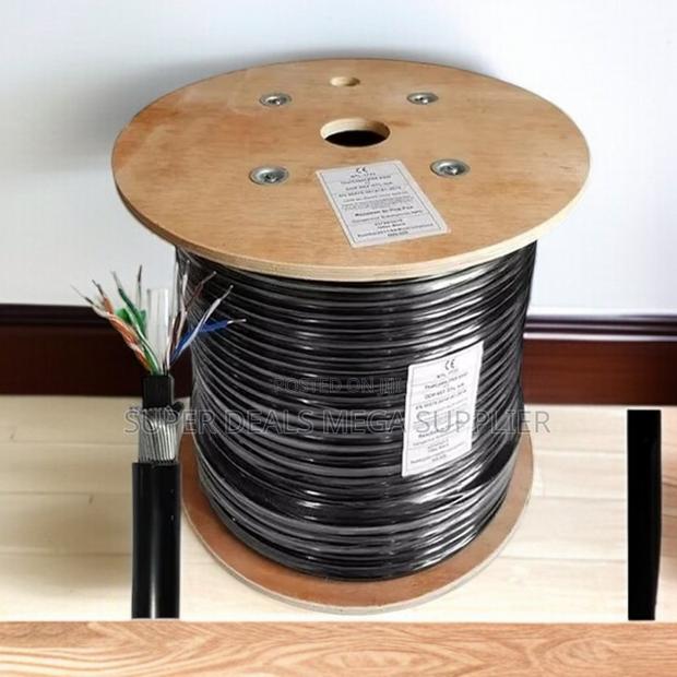 305m Outdoor Cat 6 Ethernet Cable Uv Resistant Double Shielded Network
