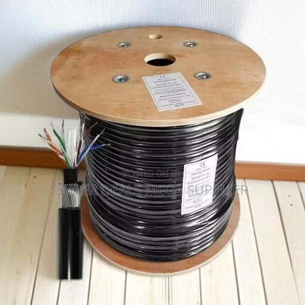 305m Cat 6 Outdoor Ethernet Cable Double Shielded Uv Resistant Lan
