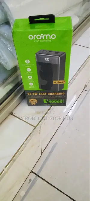 Oraimo 40000mah Power Bank – 22.5w Anifast Fast Charging