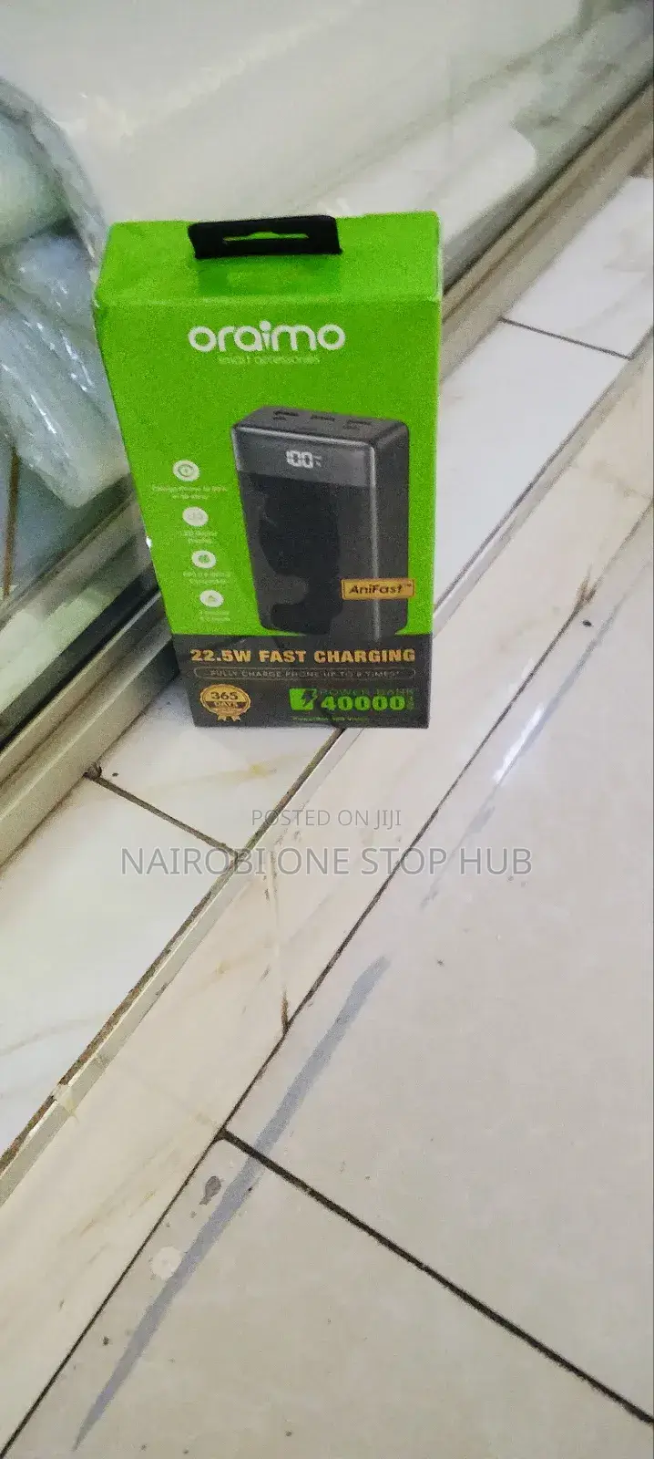 Oraimo 40000mah Power Bank – 22.5w Anifast Fast Charging