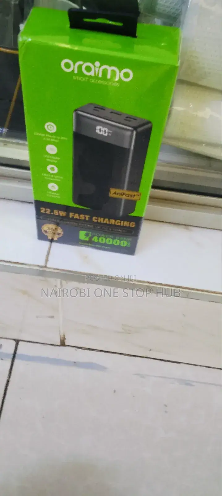 Oraimo Original 40,000mah Power Bank With Led Digital Display