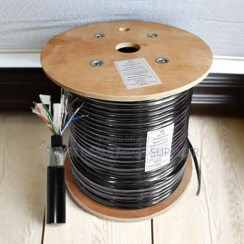 Long 305m Outdoor Cat 6 Ethernet Cable Uv Rated Direct Lan Cable