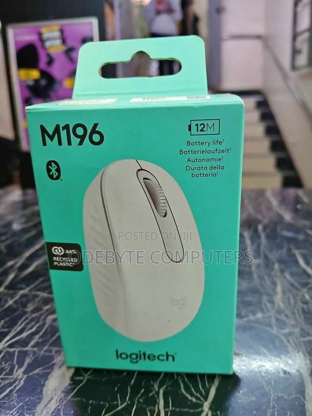 Logitech M196 Bluetooth Wireless Mouse, , 12-month Battery Life - main view