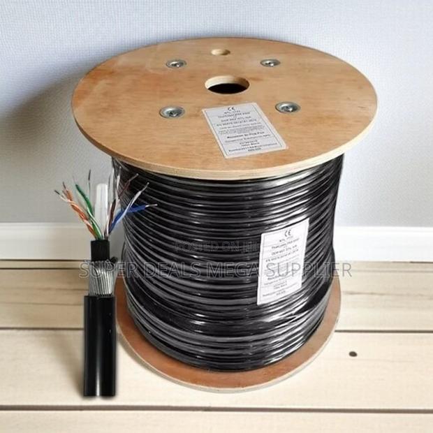 Weatherproof 305m Outdoor Cat 6 Double Shielded Network Lan Cable