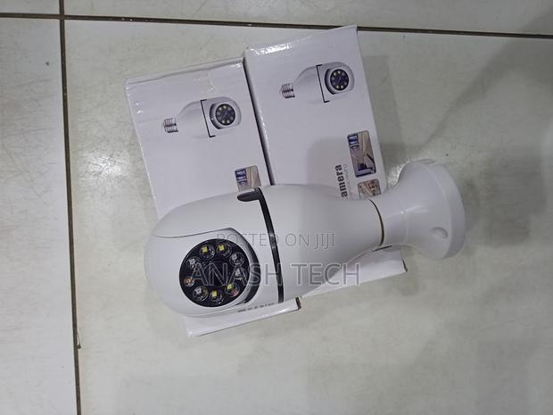 360° Rotating Wifi Bulb Camera 1080p Hd Smart Home Security Device - main view