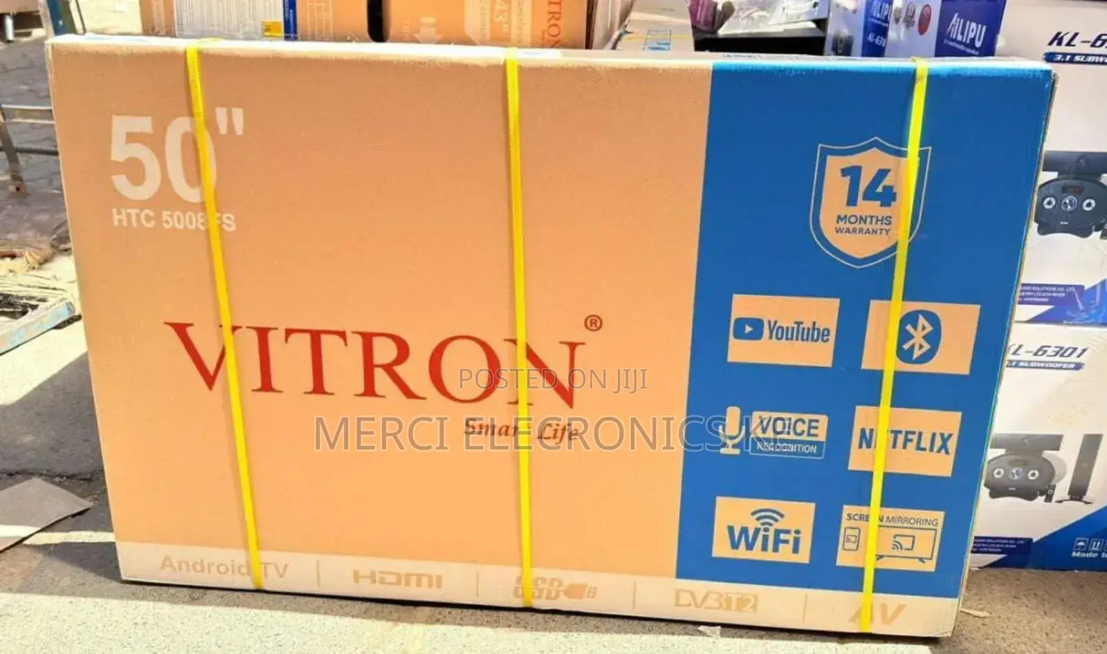 Vitron 5008fs Is a 50-Inch Full Hd Smart Android TV Frameless Design