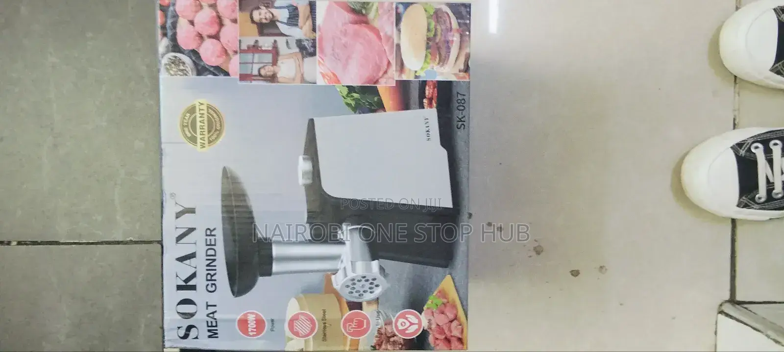 Sokany Sk‐087 Food-Grade Grinder – Mince Meat Easily