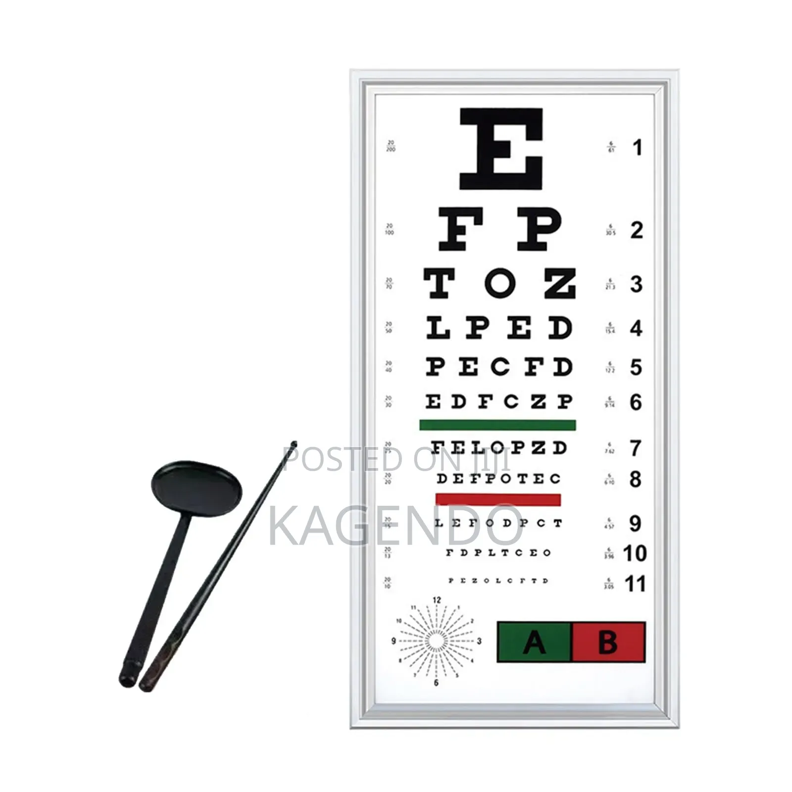 Led Eye Chart – 2.5m – Professional Optical Tool