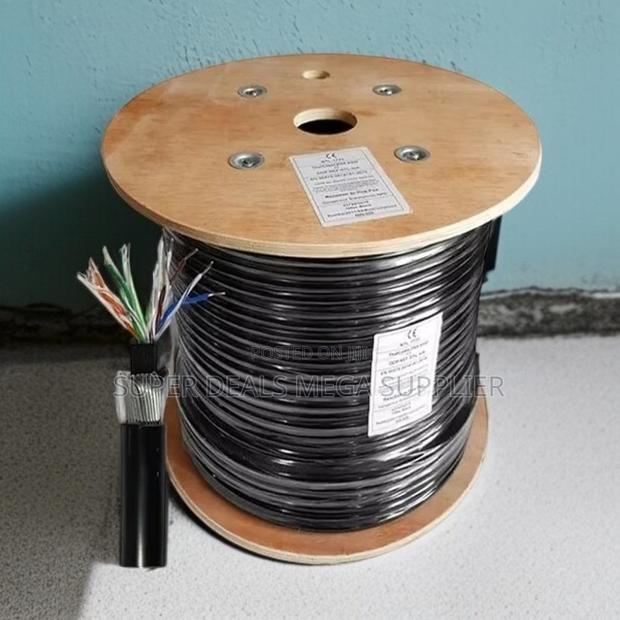 Reliable Performance 305m Outdoor Cat 6 Double Shielded Ethernet Cable