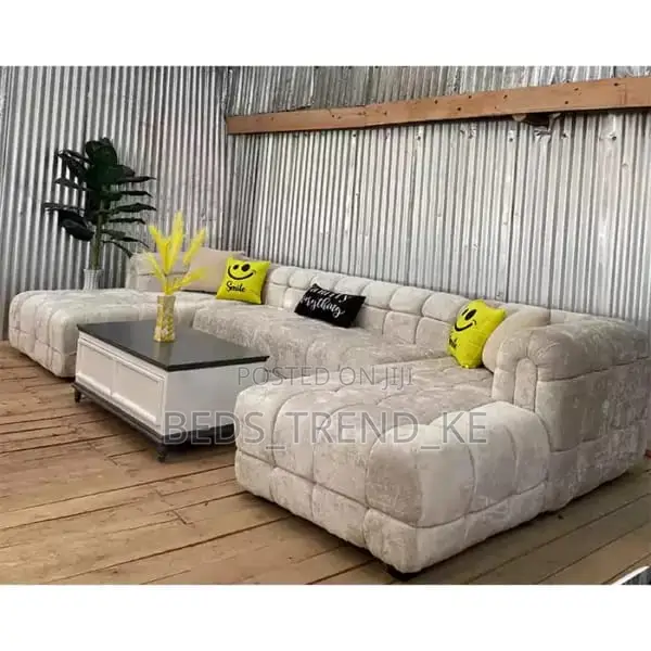 Iconic 6 Seater Soft Bubble L Sofa