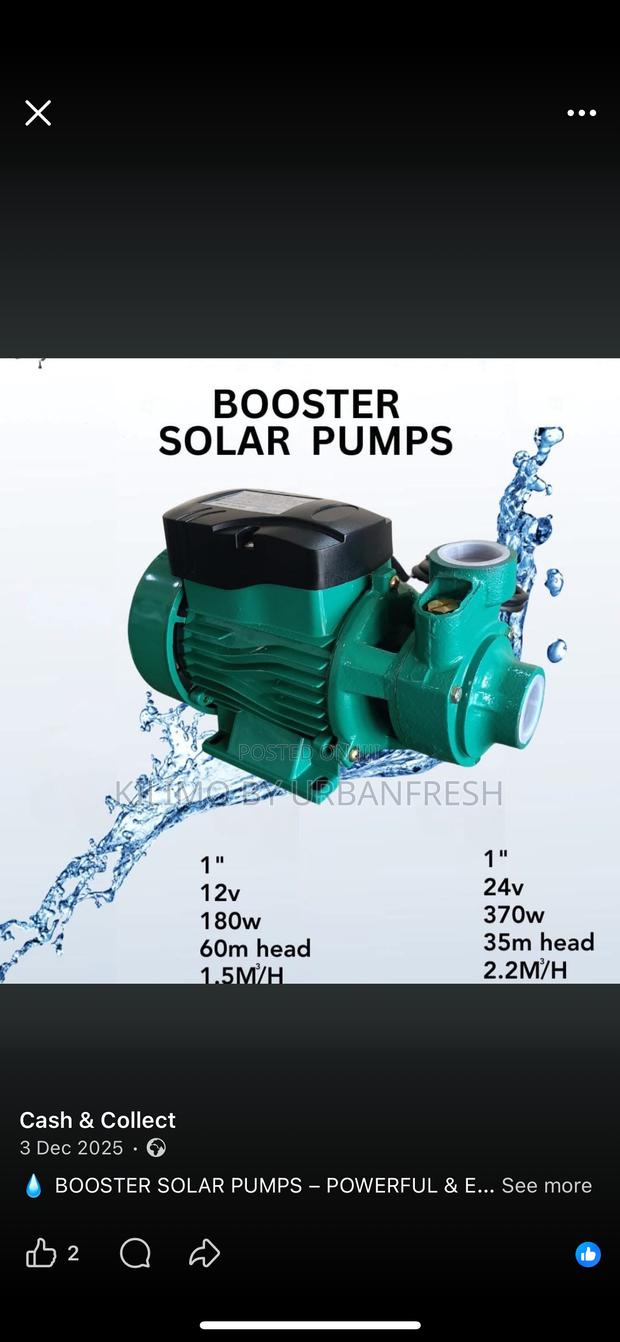 Booster Solar Pumps – Powerful Efficient - main view