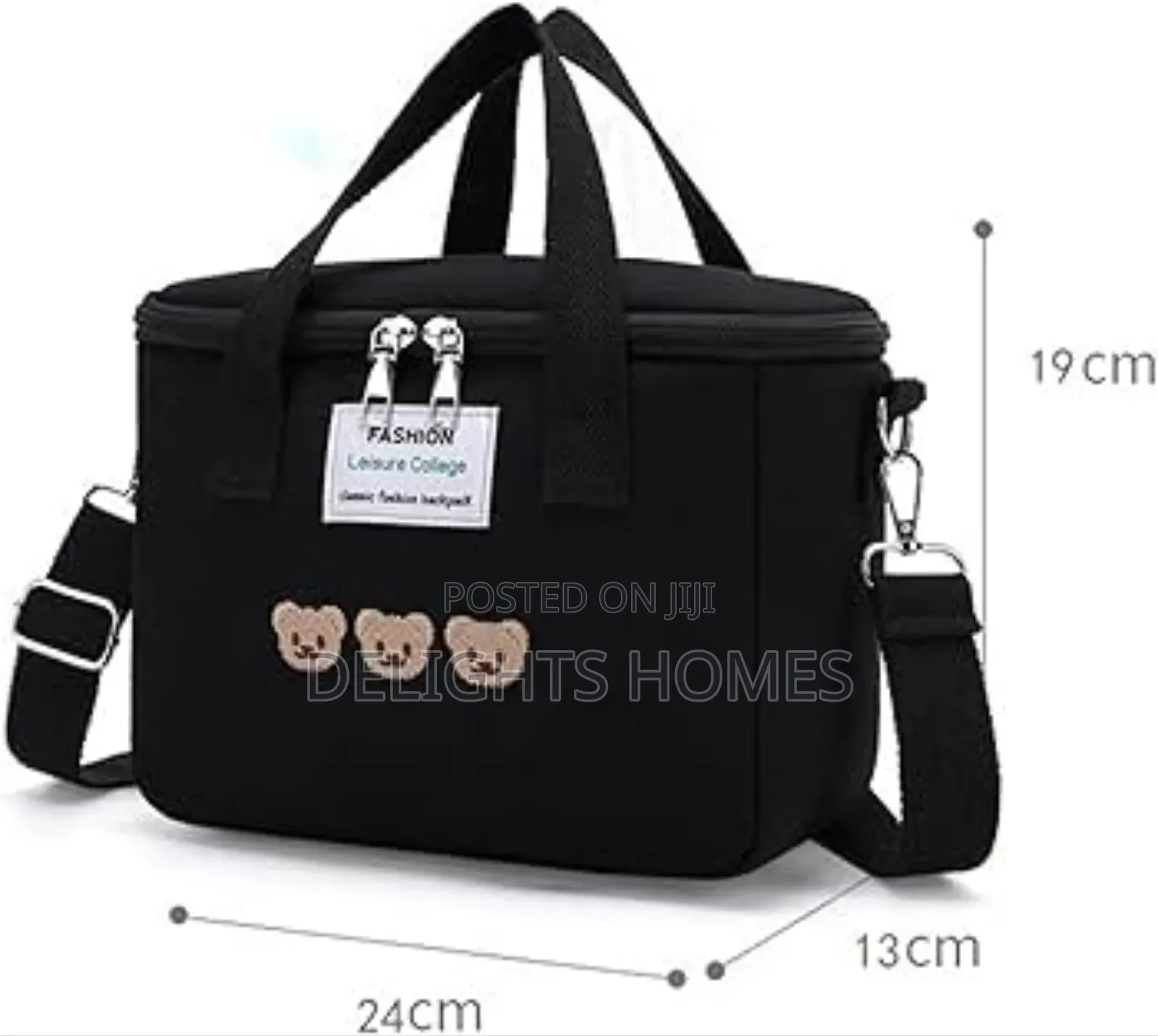 Cartoon Mommy Bear Lunch Bag_tt