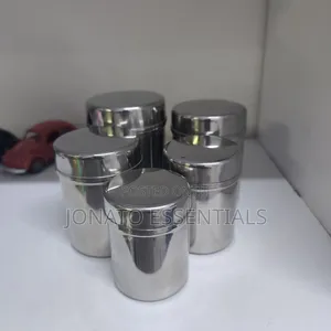 5pc Stainless Steel Canisters and Jars