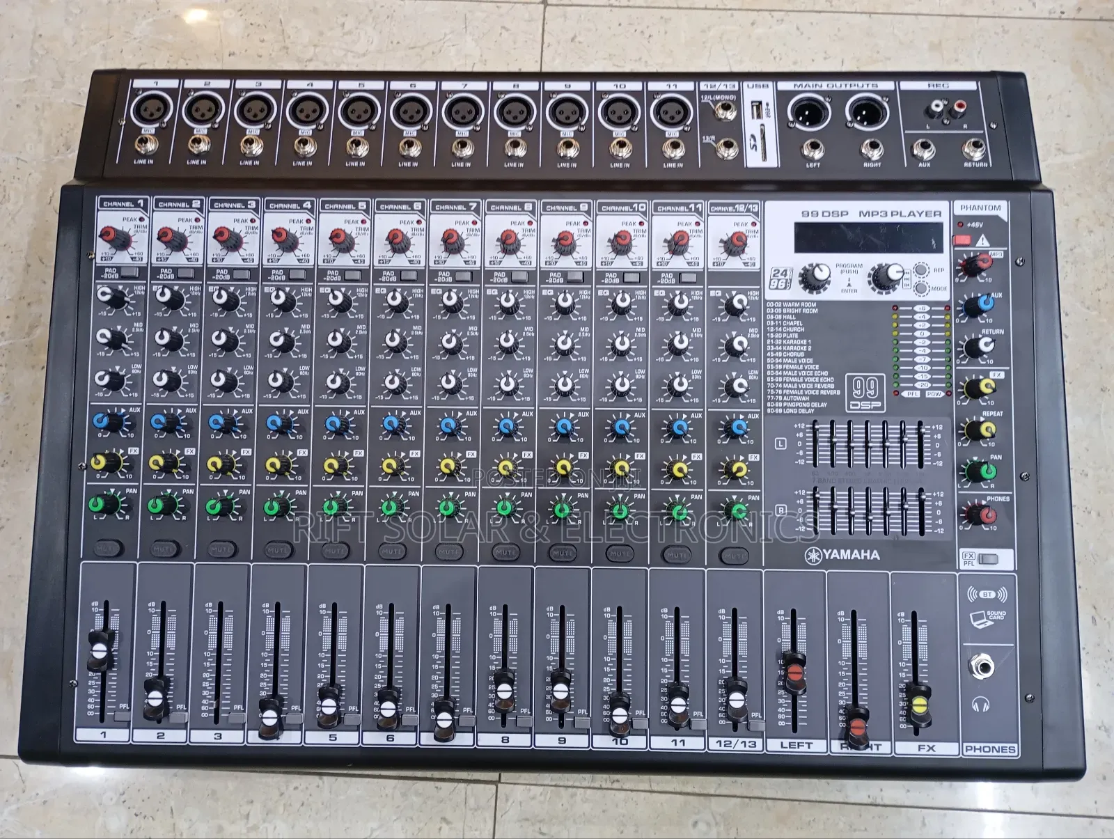 12 Channels Yamaha Powered Mixer With Usb Bluetooth 2000 Watts Output