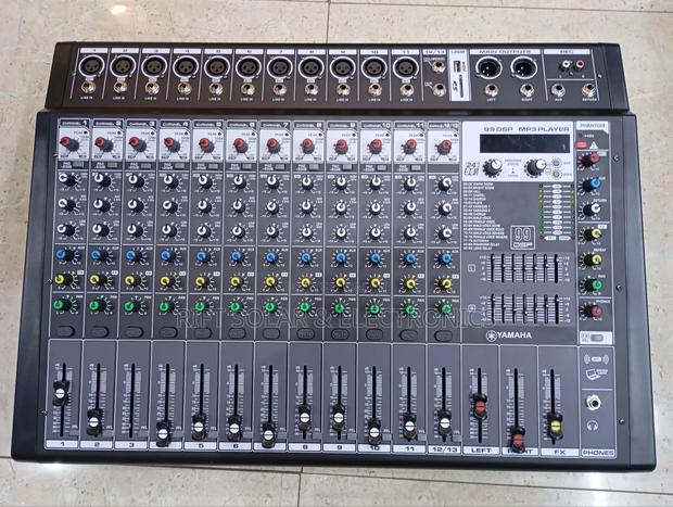 12 Channels Yamaha Powered Mixer With Usb Bluetooth 2000 Watts Output - main view