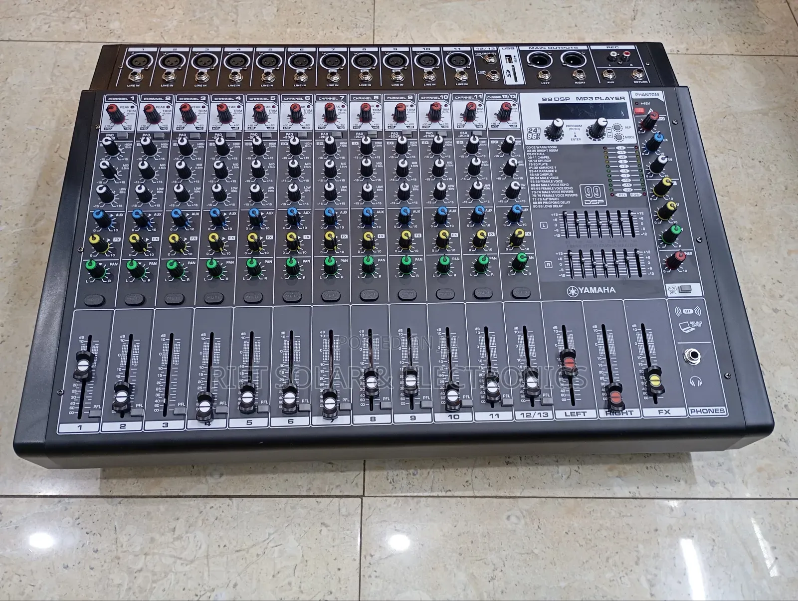 12 Channels Yamaha Powered Mixer With Usb Bluetooth 2000 Watts Output