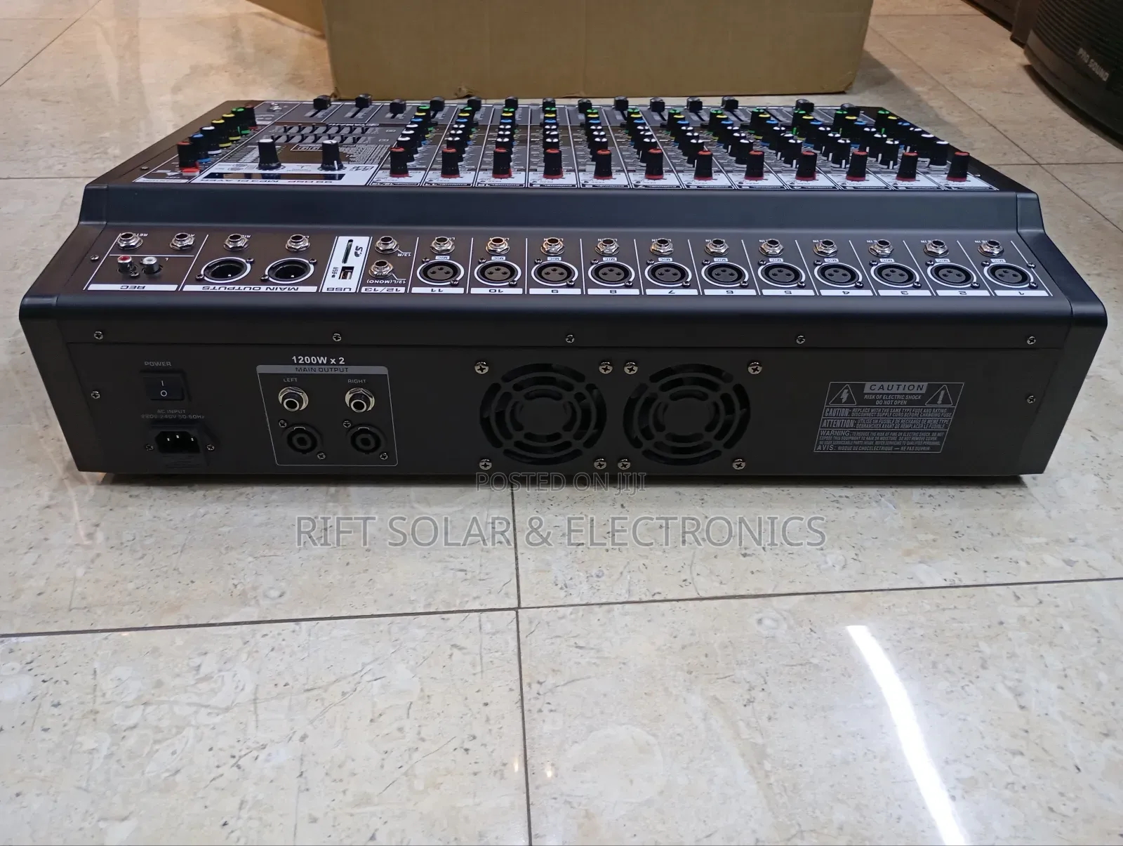 12 Channels Yamaha Powered Mixer With Usb Bluetooth 2000 Watts Output