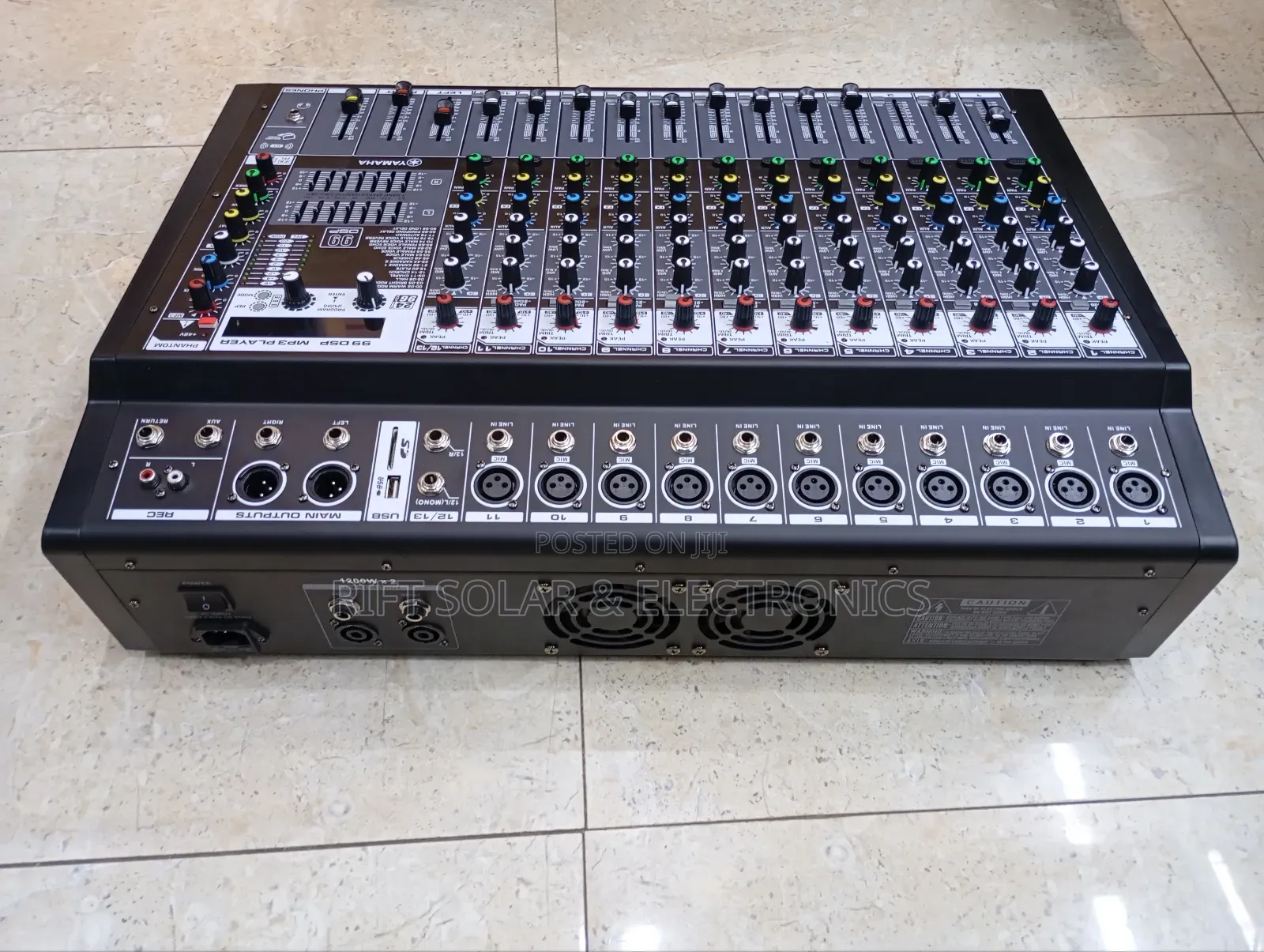 12 Channels Yamaha Powered Mixer With Usb Bluetooth 2000 Watts Output