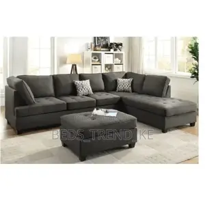 Extra-Soft Cushioned 6 Seater L Sofa