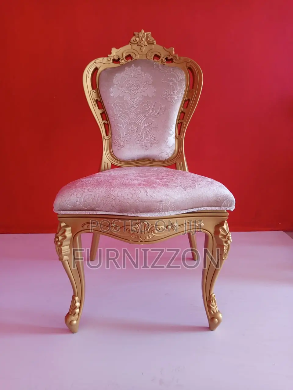 Gold King Louis Chair for Weddings and Banquets