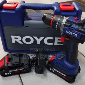Royce Cordless Drill 21 Volts 2 Batteries and Charger